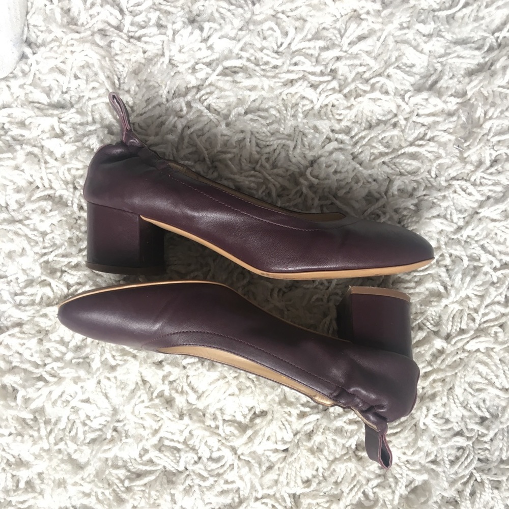 Everlane Plum Day Heel